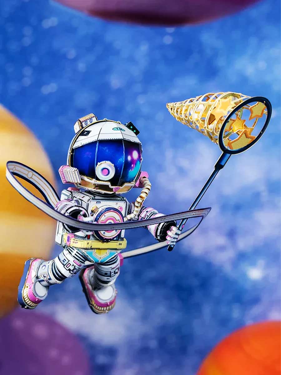 3D metal puzzle « Petit Astronaute » - GoCrazyPuzzle