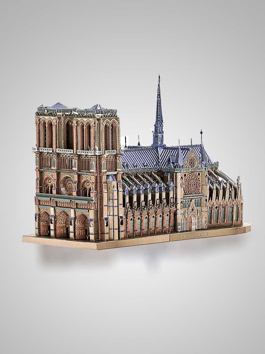 Architecture 3d Métal Puzzle - Notre Dame de Paris - GoCrazyPuzzle