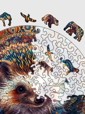 Hérisson Puzzle en Bois - GoCrazyPuzzle