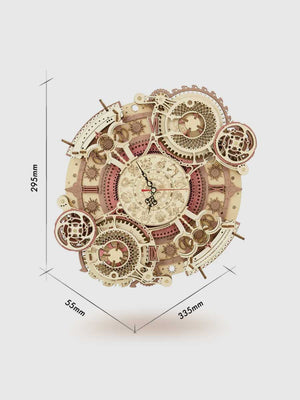 Horloge Bois Robotime ROKR | Puzzle 3D - GoCrazyPuzzle