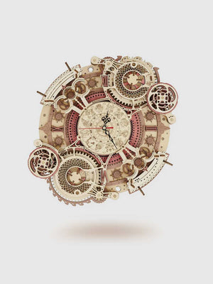 Horloge Bois Robotime ROKR | Puzzle 3D - GoCrazyPuzzle