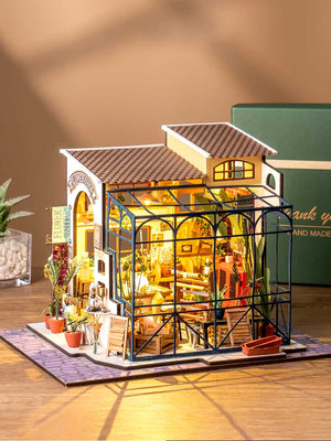 Maison Miniature Magasin de Fleurs | Robotime Rolife - GoCrazyPuzzle