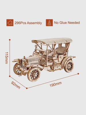 Maquette Voiture Ancienne 3D ROKR - GoCrazyPuzzle