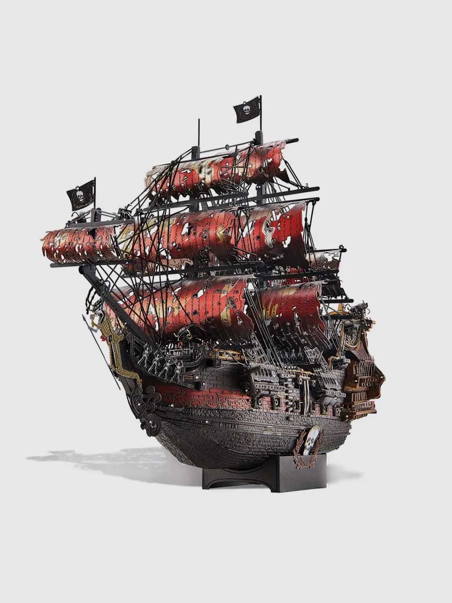 Maquette en Metal Bateau Pirate 3D - GoCrazyPuzzle