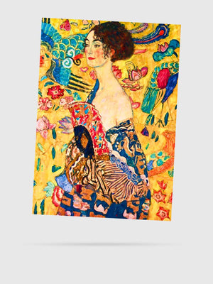 Puzzle 1000 Pièces Art - Dame à l’Éventail de Klimt - GoCrazyPuzzle
