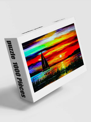 Puzzle 1000 Pièces Ciel Multicolore - GoCrazyPuzzle