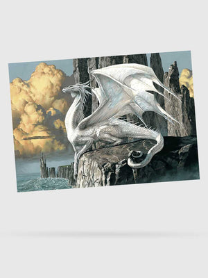 Puzzle 2000 Pièces Dragon Blanc - GoCrazyPuzzle