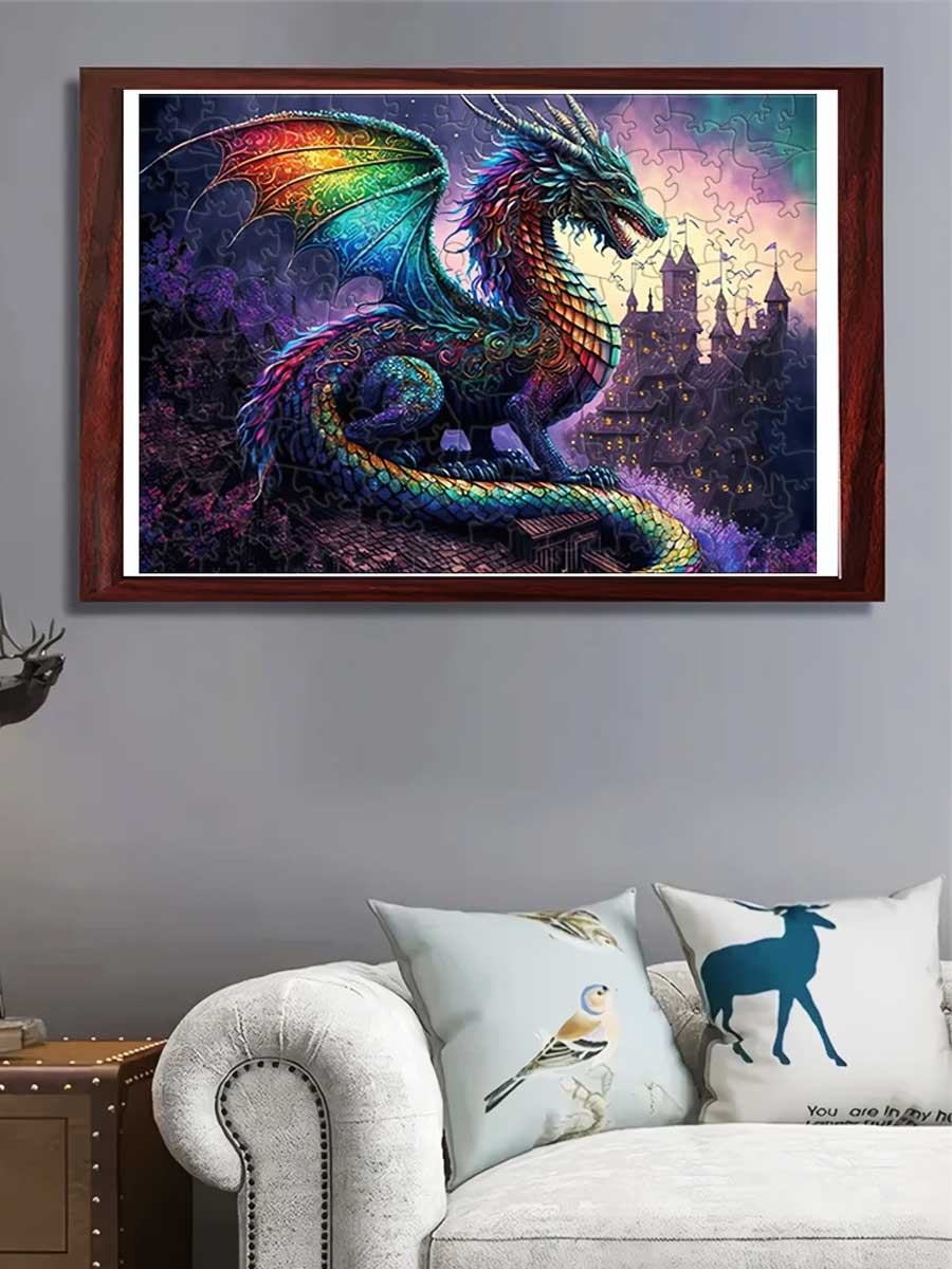 Puzzle Bois Dragon Enchanté - GoCrazyPuzzle