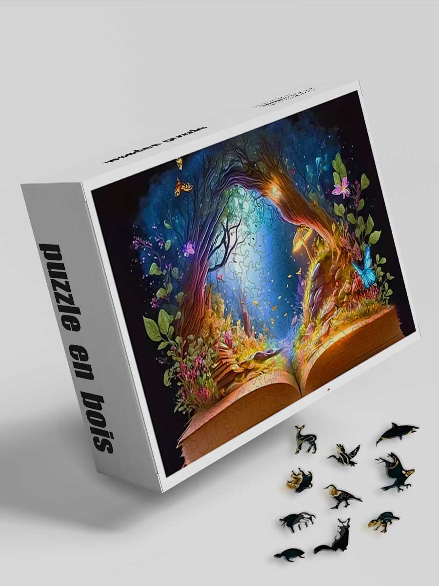 Puzzle Bois Foret Magique - GoCrazyPuzzle