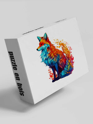 Puzzle Bois en Forme de Renard - GoCrazyPuzzle