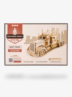 Puzzle Camion Américain en Bois 3D - GoCrazyPuzzle