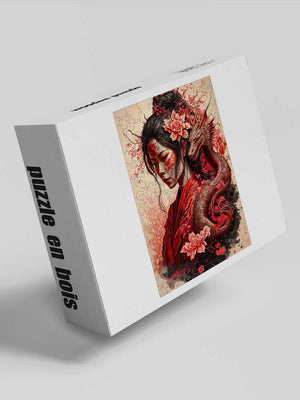 Puzzle Geisha en Bois - GoCrazyPuzzle