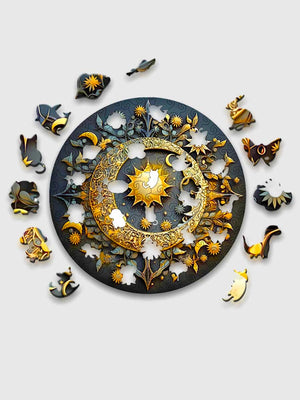 Puzzle Lumière Mystique en Bois - GoCrazyPuzzle