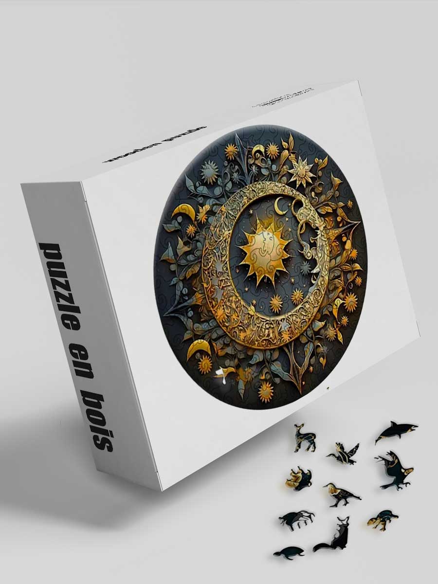 Puzzle Lumière Mystique en Bois - GoCrazyPuzzle