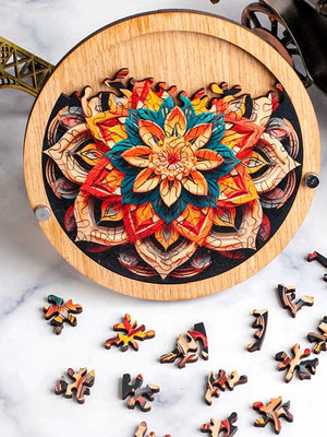 Puzzle Mandala Sérénité Bois - GoCrazyPuzzle