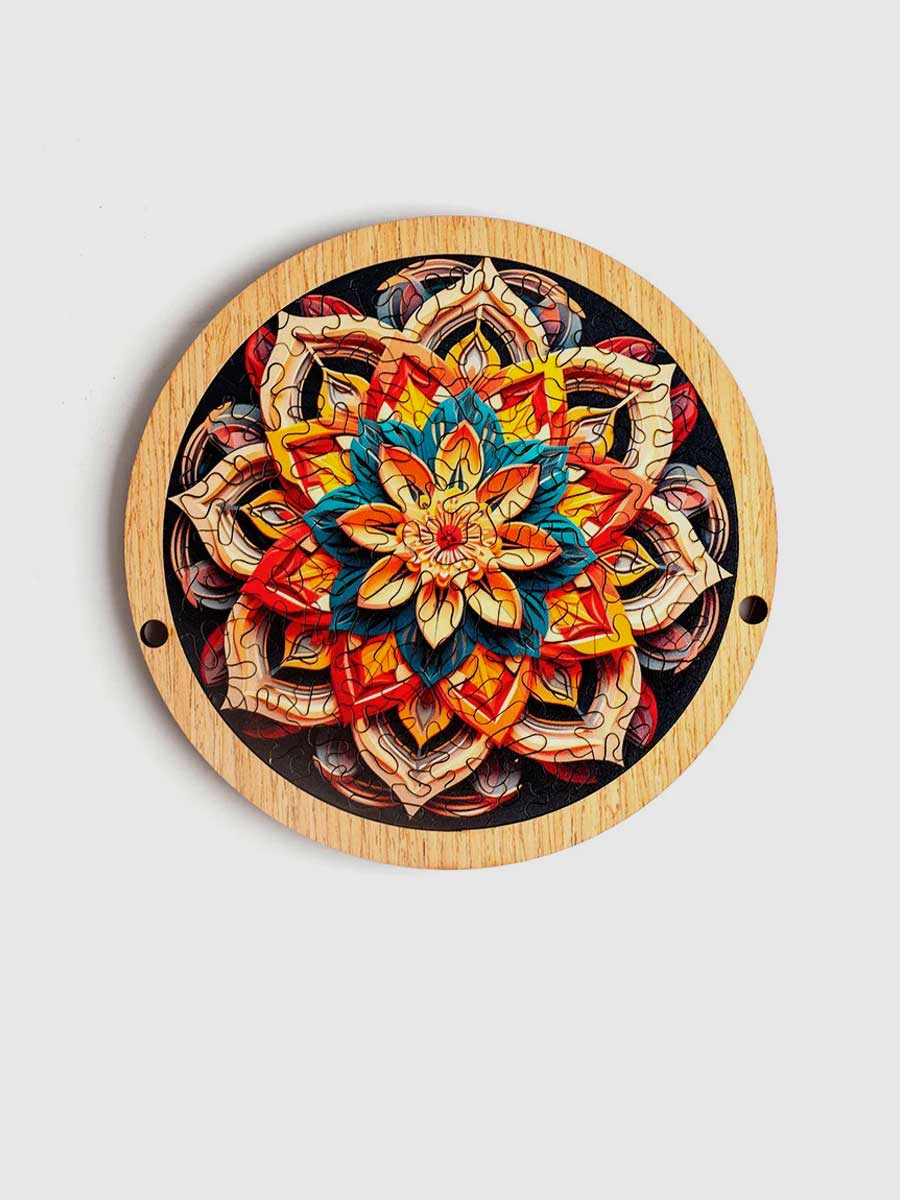 Puzzle Mandala Sérénité Bois - GoCrazyPuzzle
