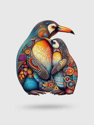 Puzzle Pingouin Amour Parental - GoCrazyPuzzle