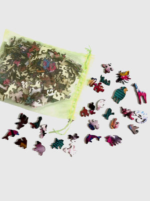 Puzzle en Bois Adulte Nuit Étoilée - GoCrazyPuzzle