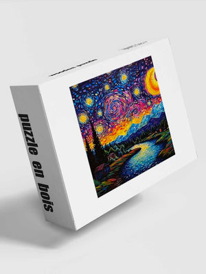 Puzzle en Bois Adulte Nuit Étoilée - GoCrazyPuzzle