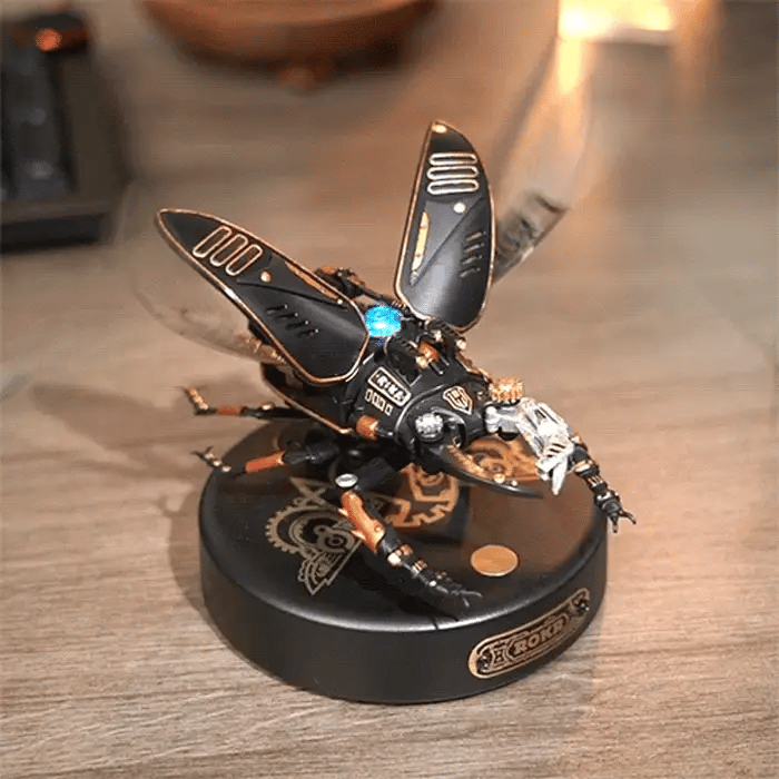 Puzzle 3D Mécanique Steampunk Scarabée - GoCrazyPuzzle