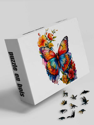 Puzzle Bois Papillon - GoCrazyPuzzle