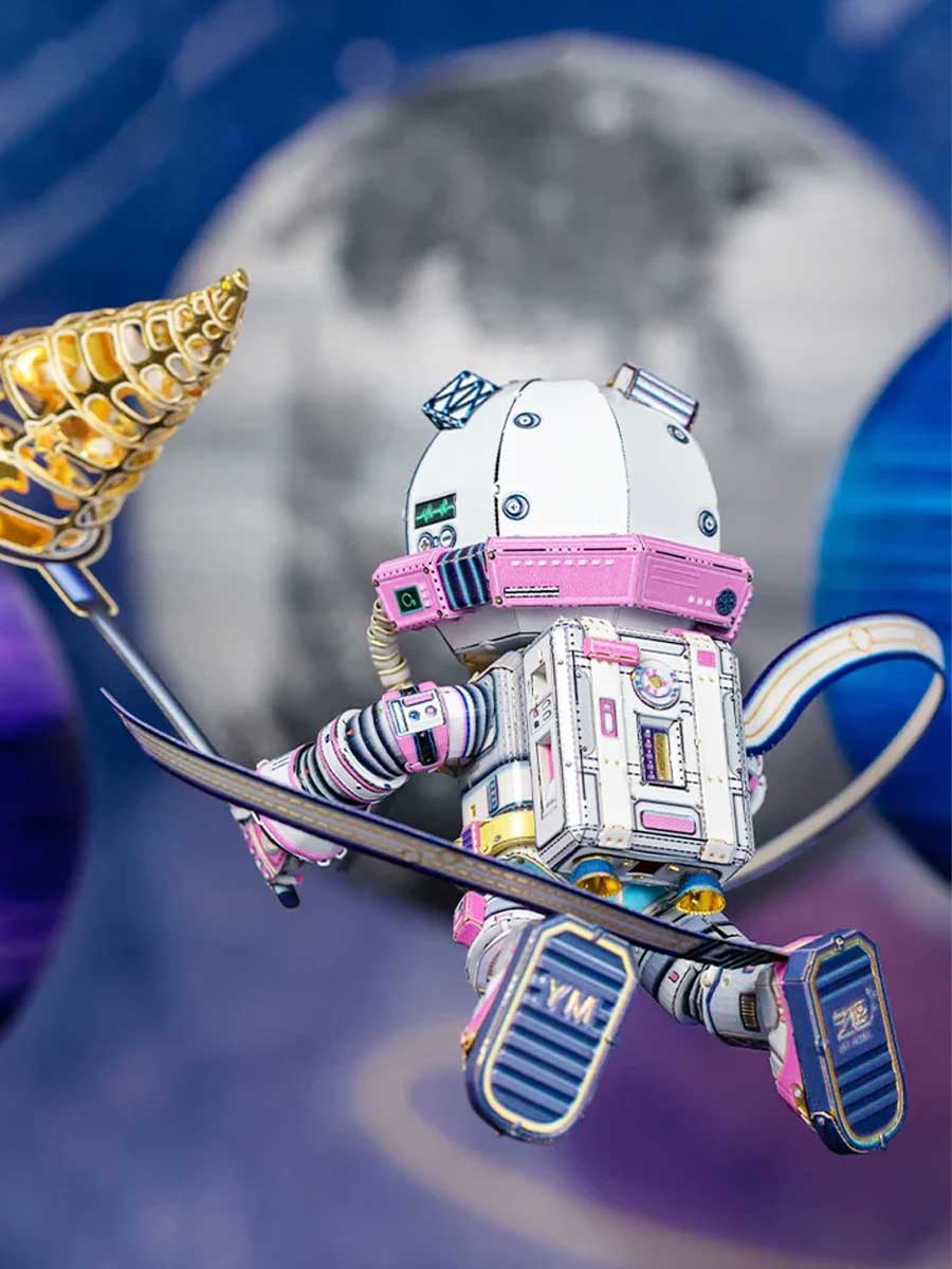 3D metal puzzle « Petit Astronaute » - GoCrazyPuzzle