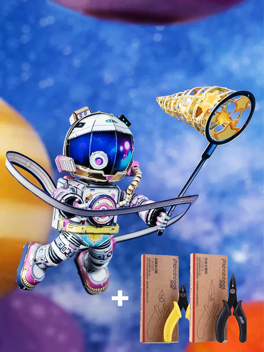 3D metal puzzle « Petit Astronaute » - GoCrazyPuzzle