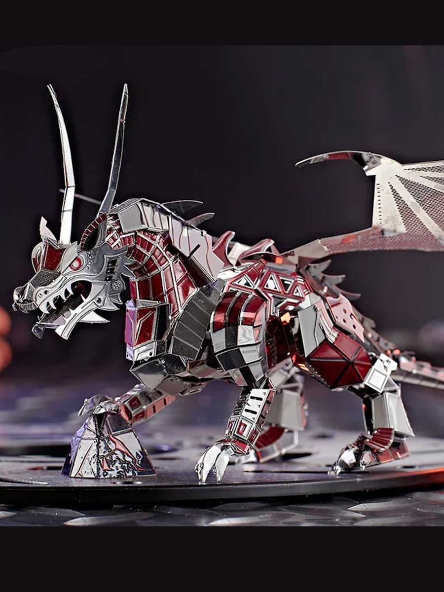 3d Métal Dragon Puzzle - GoCrazyPuzzle