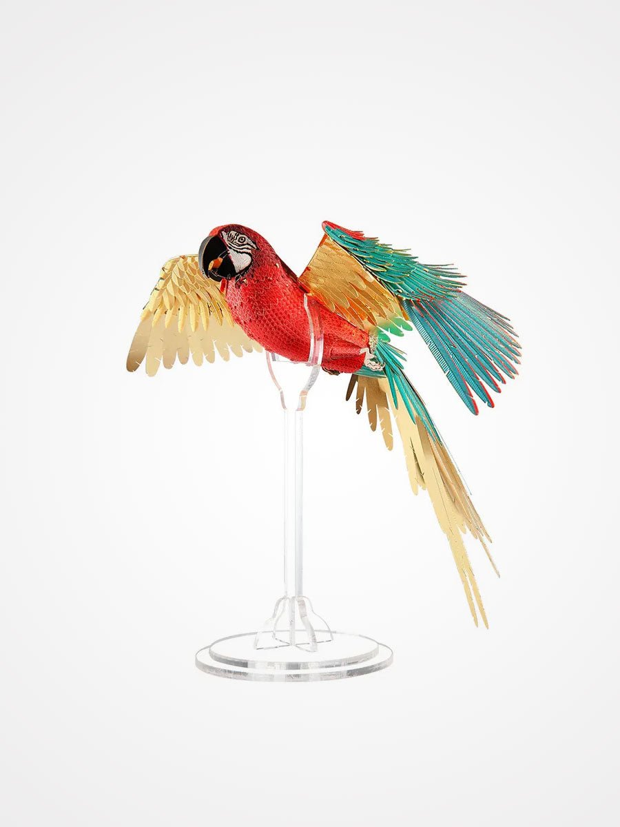 3d métal Animal Puzzle - Perroquet - GoCrazyPuzzle