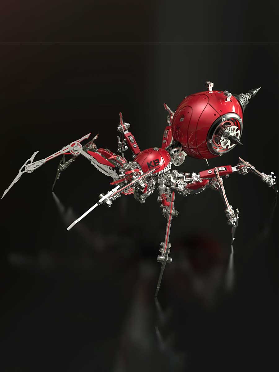 Araignée mécha — puzzle 3D en métal avec LED - GoCrazyPuzzle