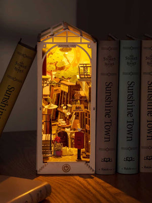 Book Nook Japonais – DIY Miniature Lumineuse en Bois - GoCrazyPuzzle