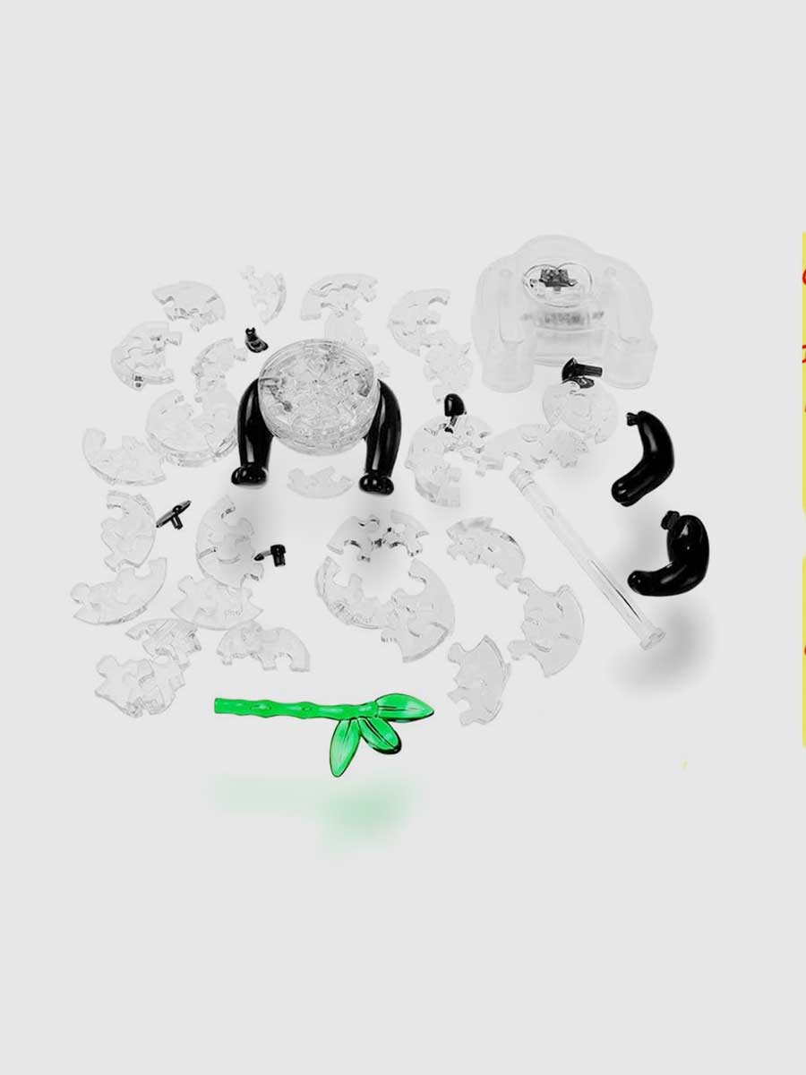 Crystal Puzzle 3D Panda - GoCrazyPuzzle
