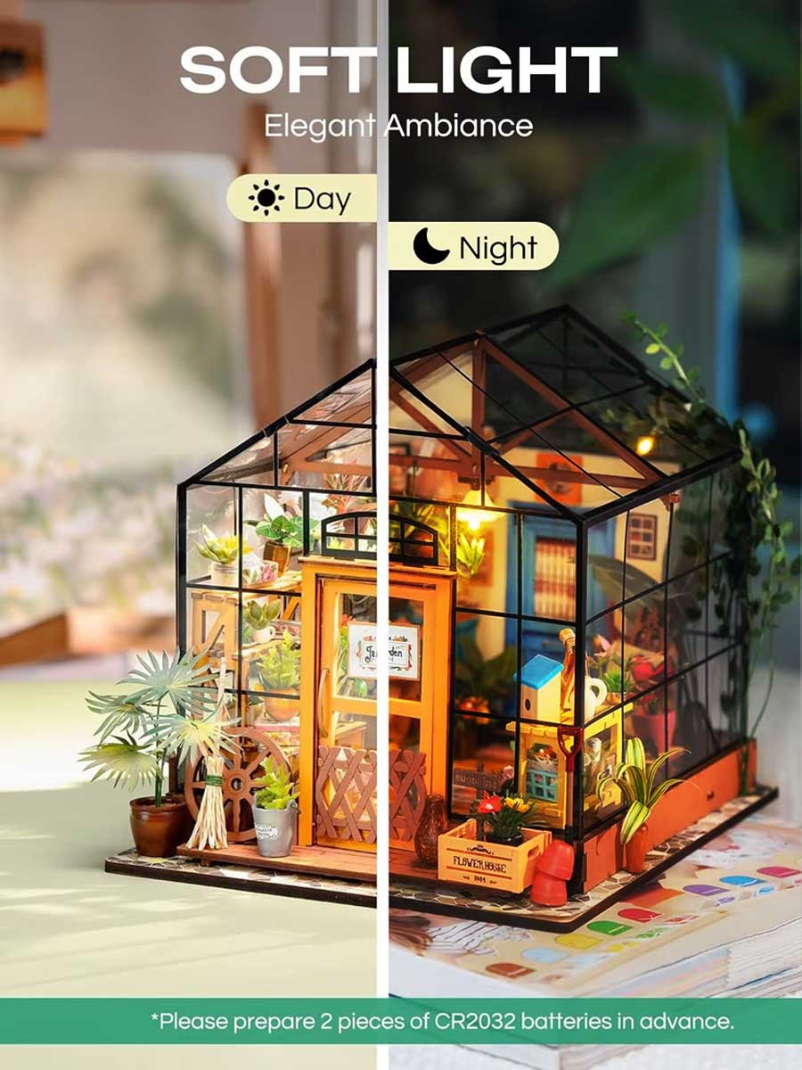 Maison Miniature DIY en Bois avec Meubles | Robotime - GoCrazyPuzzle