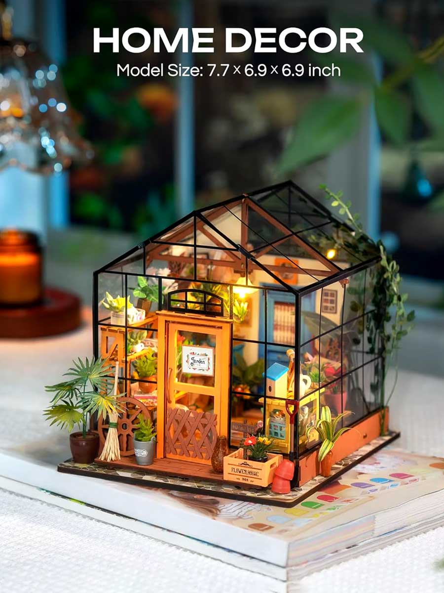 Maison Miniature DIY en Bois avec Meubles | Robotime - GoCrazyPuzzle