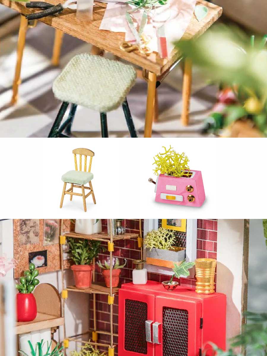 Maison Miniature Magasin de Fleurs | Robotime Rolife - GoCrazyPuzzle