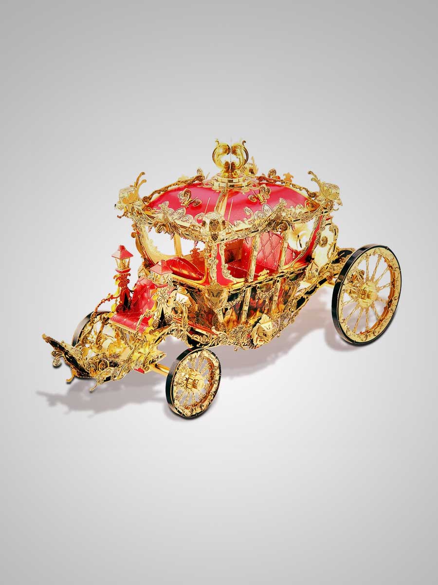 Maquette 3d Métal | Carrosse Royal - GoCrazyPuzzle