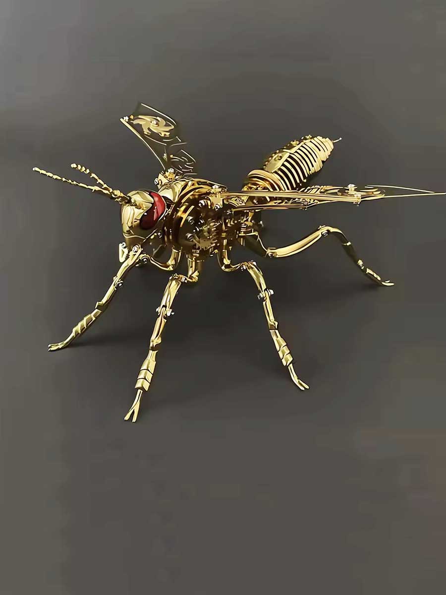 Maquette en métal 3D « Bourdon Mécanique » – Puzzle mécanique à assembler - GoCrazyPuzzle