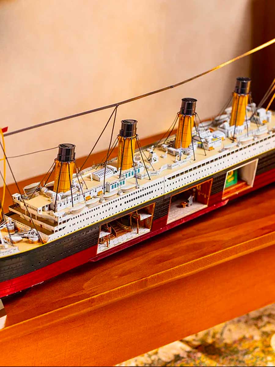 Maquette Titanic 3D en Métal – Version Film - GoCrazyPuzzle