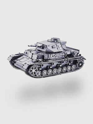 Maquette en Métal 3D - Char Panzer IV D - GoCrazyPuzzle