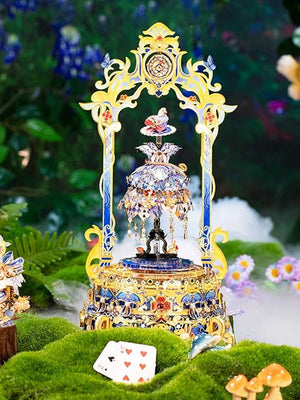 Maquette en Métal 3D « Princesse au Pays des Merveilles » – Boîte à Musique - GoCrazyPuzzle