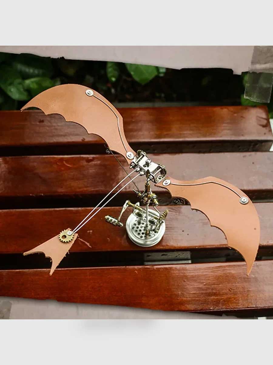 Maquette en Métal « Aile de Dragon » – Puzzle 3D Steampunk Mécanique DIY pour Adultes - GoCrazyPuzzle
