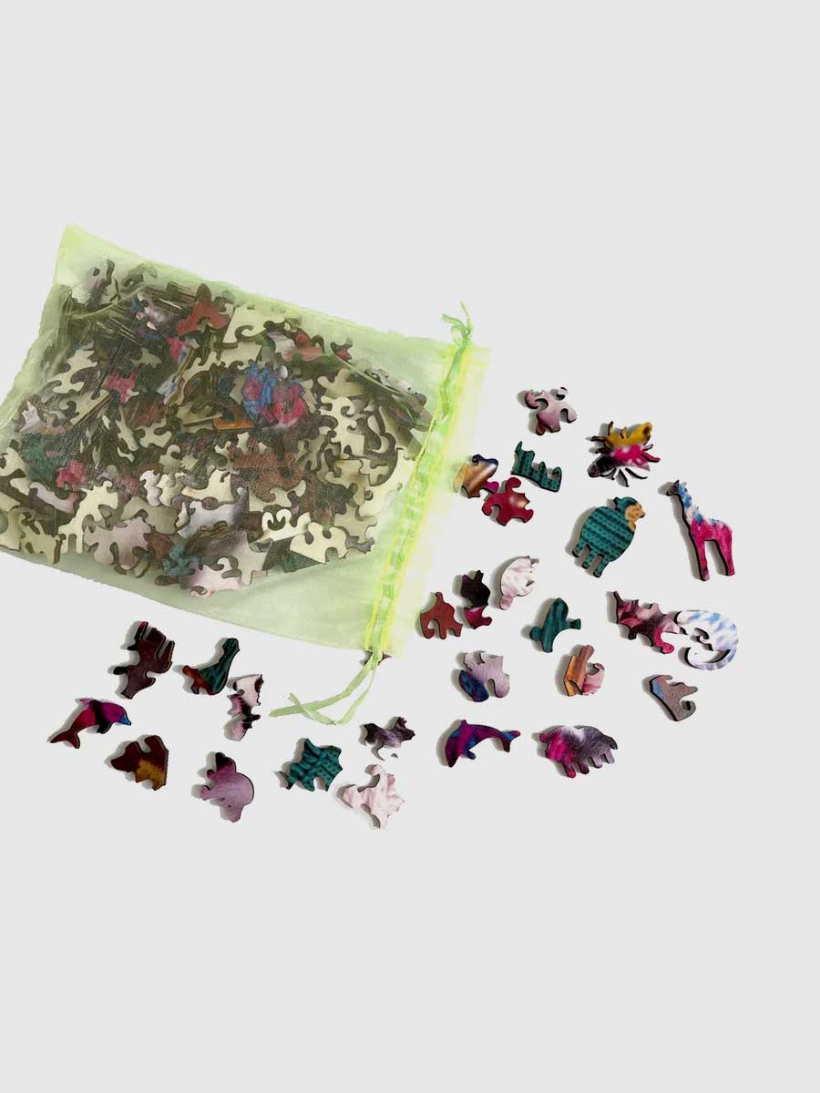 Puzzle éléphant en Bois - GoCrazyPuzzle