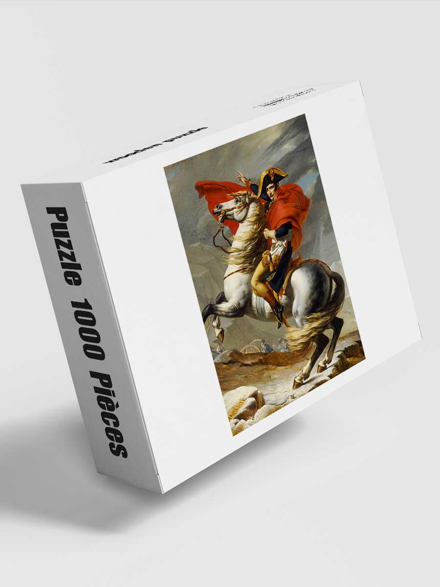 Puzzle 1000 Pièces Art - Bonaparte au Grand - Saint - Bernard - GoCrazyPuzzle