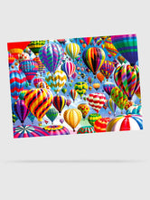 Puzzle 1500 Pièces Montgolfières Multicolores - GoCrazyPuzzle