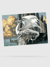Puzzle 2000 Pièces Dragon Blanc - GoCrazyPuzzle