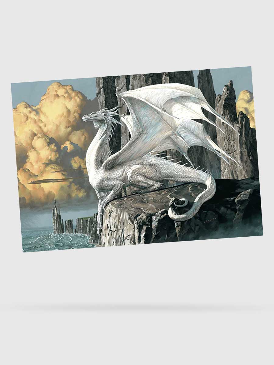 Puzzle 2000 Pièces Dragon Blanc - GoCrazyPuzzle