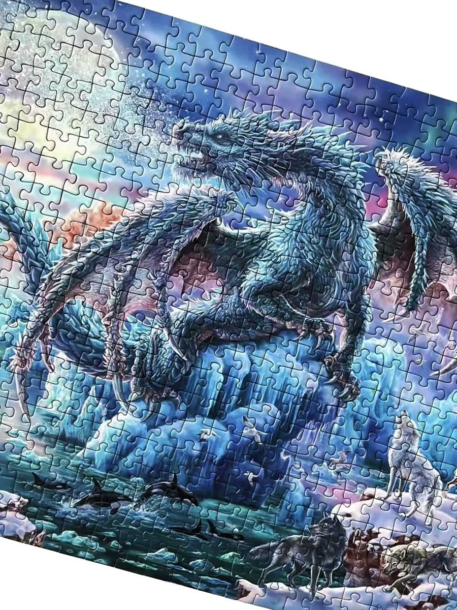 Puzzle 2000 Pièces Dragon Mystérieux - GoCrazyPuzzle