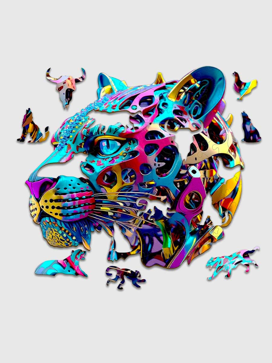 Puzzle 300 Pièces Léopard Mystérieux - GoCrazyPuzzle