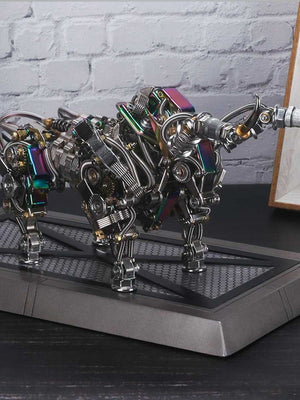 Puzzle 3D Adulte Métal - Taureau Mécanique - GoCrazyPuzzle