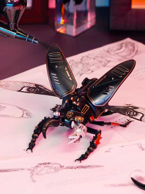 Puzzle 3D Mécanique Steampunk Scarabée - GoCrazyPuzzle